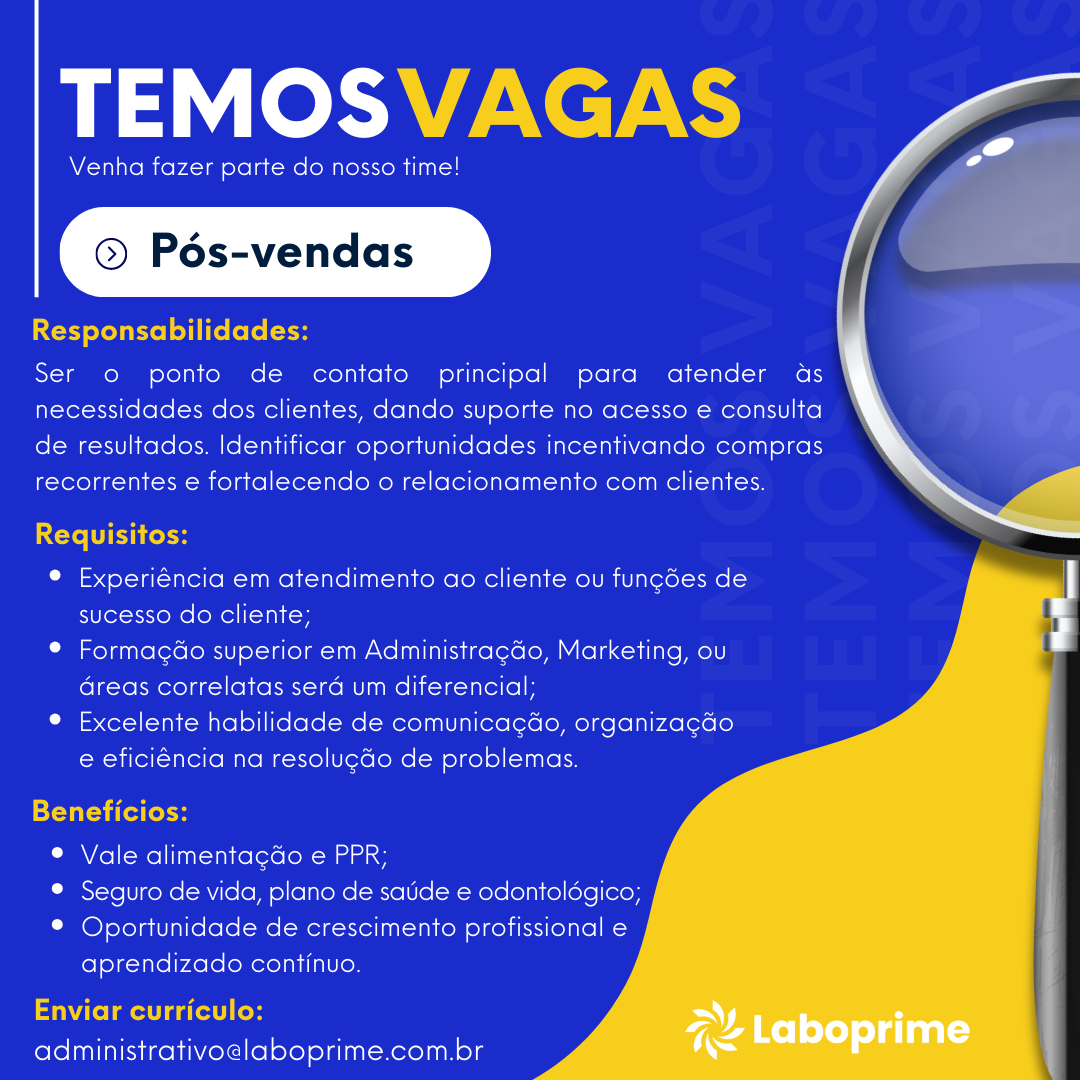 Vaga Pós-Vendas